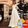 CW402 One shoulder A-line Bridal Dress