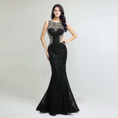 PP374 Real Photo Lace beading mermaid Prom dresses ( Custom Colors )