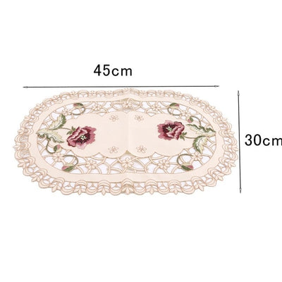 DIY364 : 2 styles Embroidered Table Runner
