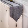 DIY123 European velvet with diamonds Beads table runner ( 4 Colors )