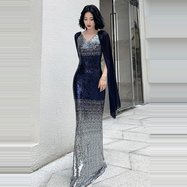 PP244 Korean design sequin Evening Dress Nirvanafourteen