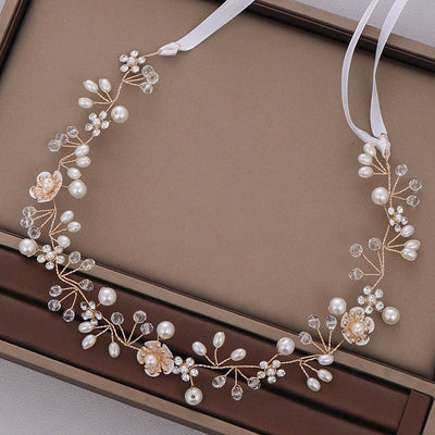 BJ337 Daisy Flower Bridal Headbands( 5 styles )