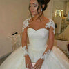 CW601 Sheer Long Sleeve Wedding Dresses