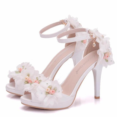 BS174 : 10 styles flower Wedding shoes