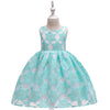 FG293 Colorful Water droplets Girl Dresses (5 Colors)