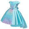 FG293 Colorful Water droplets Girl Dresses (5 Colors)