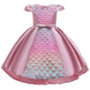 FG293 Colorful Water droplets Girl Dresses (5 Colors)