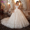 HW239 Gorgeous Appliques Lace Ball Gown Wedding Dress