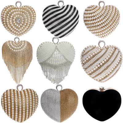 CB284 : 26 heart designs Evening Bags