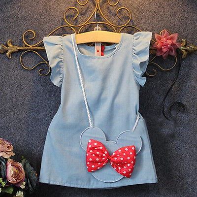 FG114 Summer A Line baby girl dress