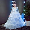 FG450 Luxury 3d flower beaded Pageant Gown for girls