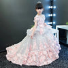 FG450 Luxury 3d flower beaded Pageant Gown for girls