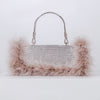 CB368 Diamonds Feather Prom clutch bags ( 5 Colors )
