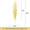 DIY299 Artificial Golden Leaves for Wedding & Event Decoration