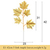 DIY299 Artificial Golden Leaves for Wedding & Event Decoration