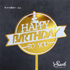 DIY314 Gold Wedding Cake topper & decoration