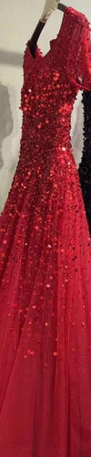 LG420 Handmade Bling Bling A-line Evening Gowns (6 Colors)