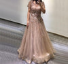 LG420 Handmade Bling Bling A-line Evening Gowns (6 Colors)
