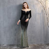 PP415 Velvet sequin mermaid Maxi dresses ( 5 Colors )
