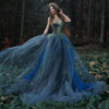 CG332 Crystals Beaded Tulle Dress for Pre-wedding photoshoots