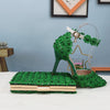 BS165 Green Lace Wedding Shoes + Clutch Purse