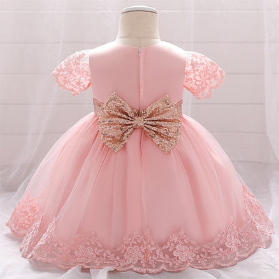 FG390 : 3 styles of Baptism Dresses (0-2 Years )