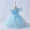 FG403 : Sequined Stars Princess Girl Dresses ( 4 Colors )