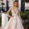 HW351 Sweetheart neckline Wedding Gown with detachable tops