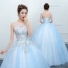 CG389 Prom Ball Gowns (Light Blue/Purple )