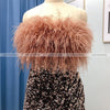 LG407 Strapless Sequin Feather Evening Gowns
