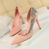 BS90 Diamond Bridal Thin Heels (5 Colors)