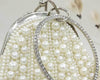 CB348 Elegant  Pearls Evening Clutch Bags