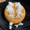 BJ552 Beautiful Flower fabric long Bridal hair Accessories