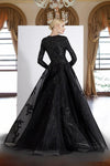 LG409 Muslim Evening Gown with overskirt ( Custom Colors )