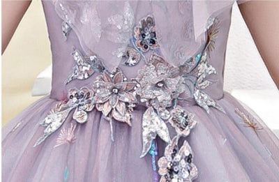 FG357 Lavender Tulle Princess Dress for Girls (1-14 Yrs )