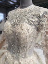 HW120 Glamorous full sleeve Wedding Dress