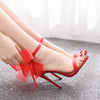 BS181 Sweet Bow Knot Bridal Heels ( 4 Colors )