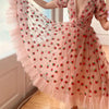 MX278 Strawberry sequin Plus size Dresses  ( 2 Colors )