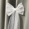 BV77 Cuties Pearls Bow Bridal Veil