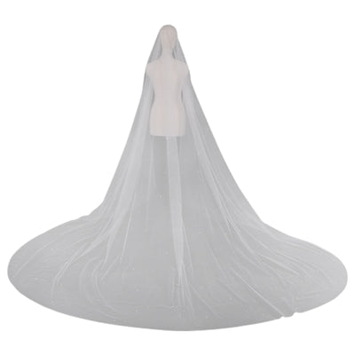 BV69 Pearl Beading Bridal Veils