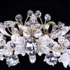 BJ412 pearl crystal crown Wedding Tiara ( 2 Colors )