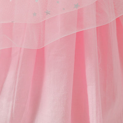 FG403 : Sequined Stars Princess Girl Dresses ( 4 Colors )