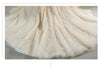 CW398 Elegant long sleeves beading A-line wedding dress