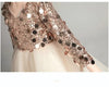 FG435 Champagne Tulle Sequin Princess Girl Dress