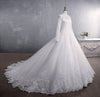 CW372 Real Photo High neck Muslim Wedding Dress