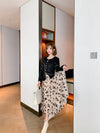 CK49 Korean style embroidery 3 layers Skirts(3 Colors)