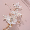BJ344 : 4 PCS Korean Fairy Wedding Jewelry sets(Hair clips+Earrings)