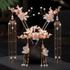 BJ216 Chinese flower tassel Bridal Hair jewelry sets