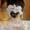 BJ521 Korean sequin bridal Hair clips