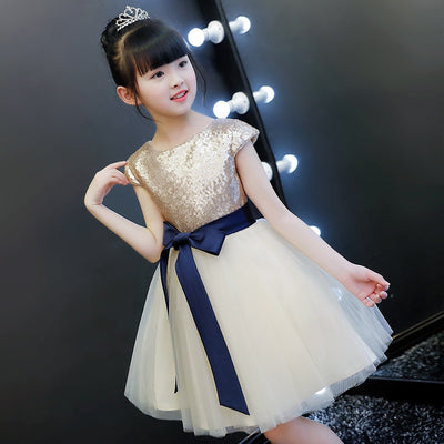 FG375 Sequined  first communion dress